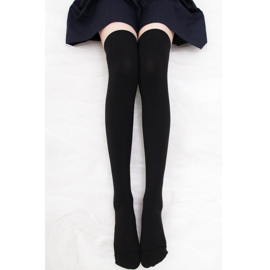 Illusion Thigh High Socks Sexy School Girl Stockings With Vlrengbr