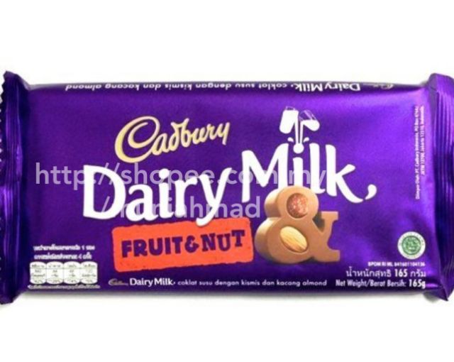 Cadbury Dairy Milk 165gm Coklat Premium Harga Murah Shopee Malaysia