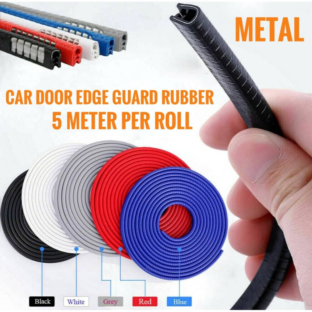 Car Door Rubber Protector Door Edge Guard Rubber Seal Strip Soundproof Anti Shock Collision Scratch