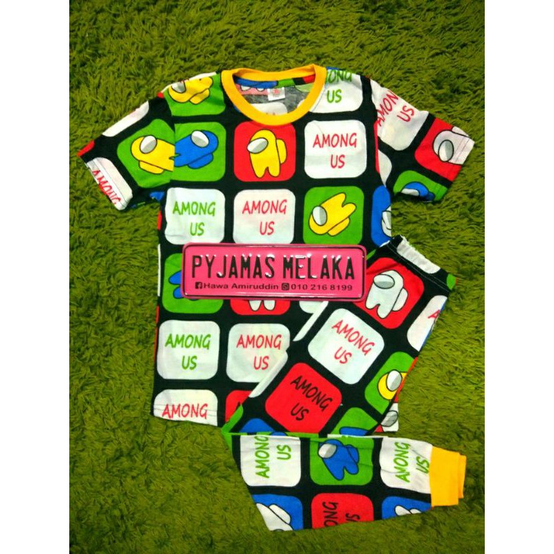 new-pyjamas-among-us-kids-big-shopee-malaysia
