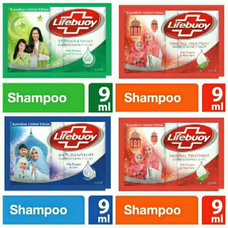 Lifebuoy Hair Care Shampoo Sachets (12x9mL) Shopee Malaysia