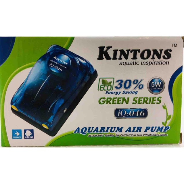 KINTONS iQ046 Aquarium Double Air Pump Oxygen Shopee Malaysia