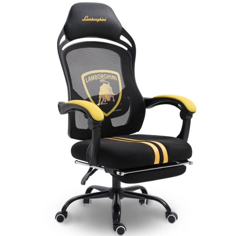 LAMBORGHINI ADJUSTABLE OFFICE CHAIR / GAMING CHAIR BLACK model 44037