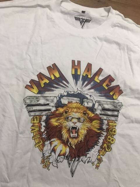 Van Halen live 1982 tshirt size XL  Shopee Malaysia