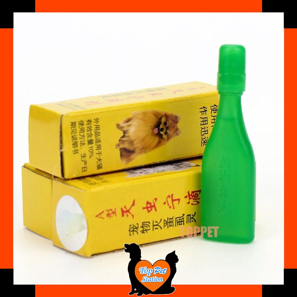 Flea Drop For Cat Dog Ubat Kutu Kucing Anjing 2 5ml Shopee Malaysia