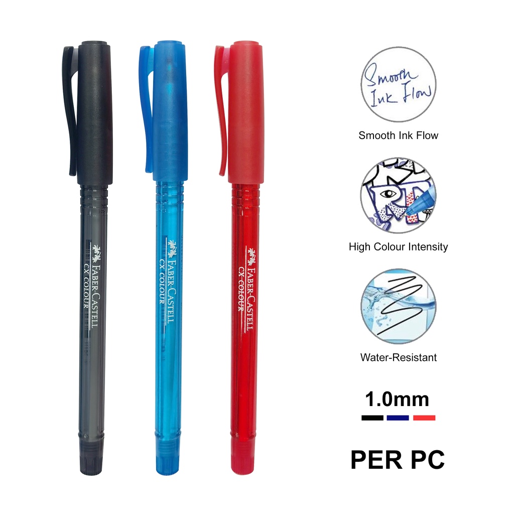 Faber-Castell CX Colour Ball Pen - 1.0mm | Shopee Malaysia