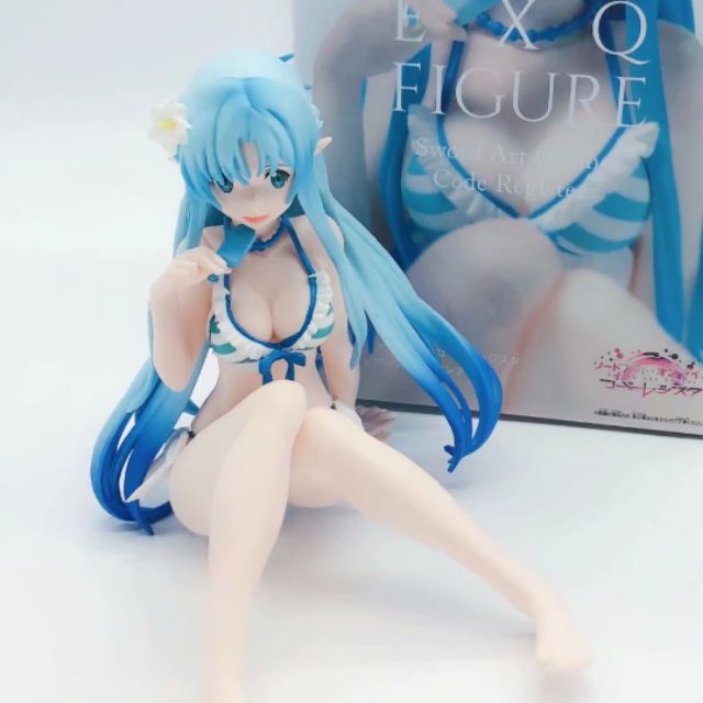 Sword Art Online Exq Swimsuit Water With Asuna Yuuki Asuna Model 刀剑神域exq 泳装水着亚丝娜结城明日奈手办模型 Shopee Malaysia