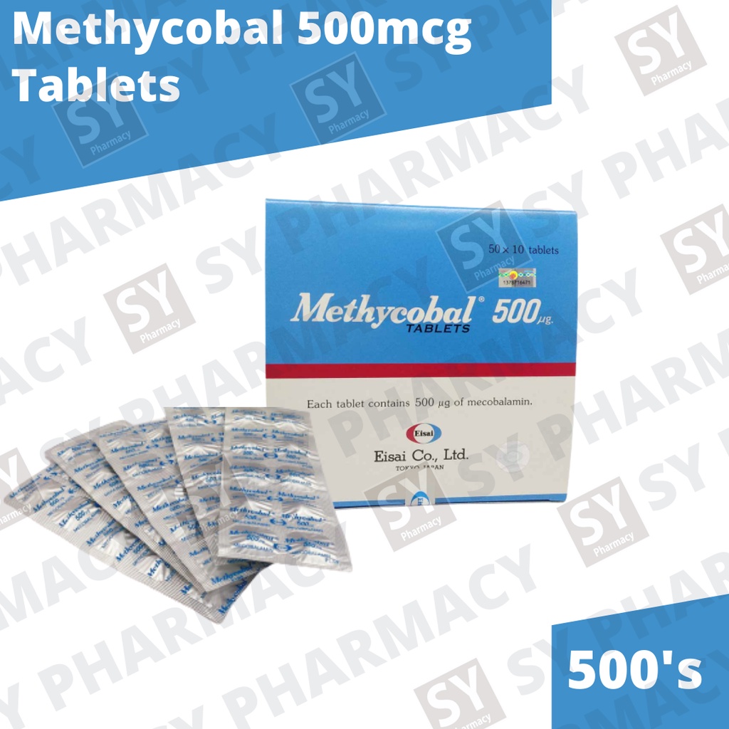 [IMPROVING NERVES] Methycobal (Vitamin B12) 500mcg Tablets 50x10's (Exp