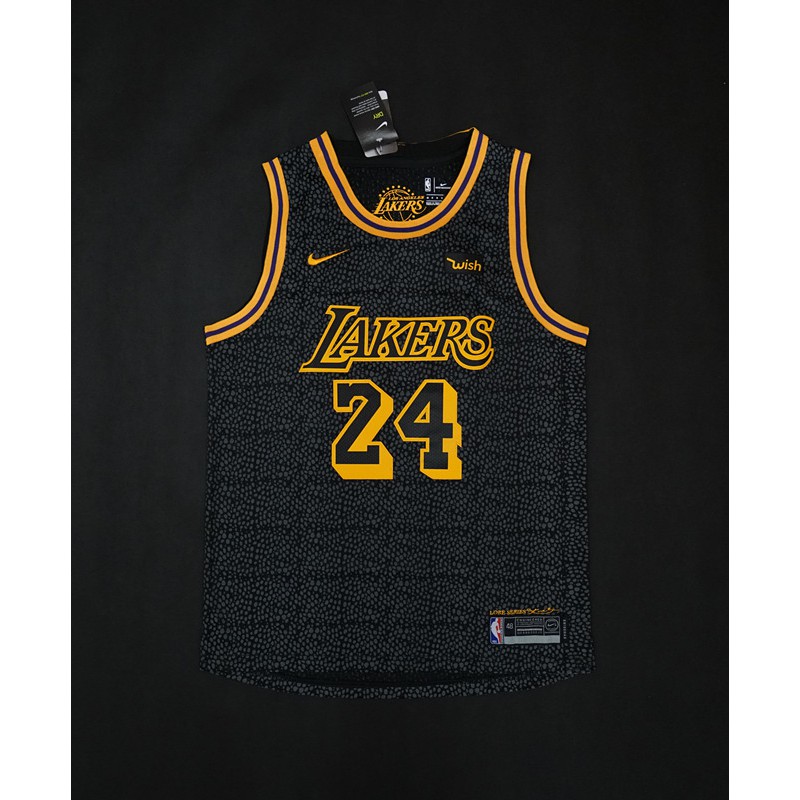 lakers basketball jersey black