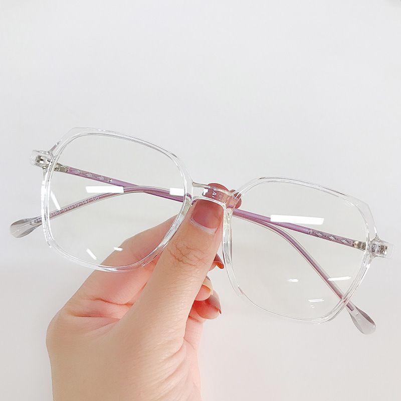 AMC Stylish glass frame with anti Blue Light Lens Suitable for prescription myopia shortsighted astigmatism long sighted