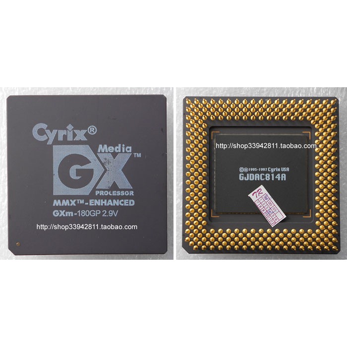 Cyrix Media Gx Gxm 180gp 2 9v Mmx Enhanced Socket 7 Cpu Shopee Malaysia