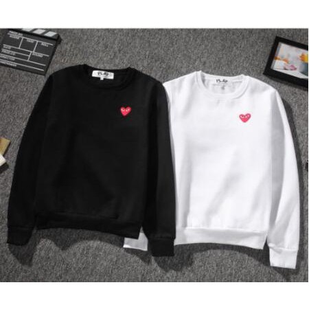 cdg black sweatshirt