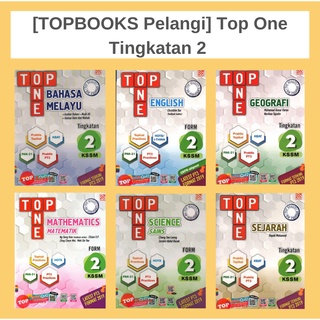 Topbooks Pelangi Top One Sejarah Tingkatan 2 Kssm Shopee Malaysia