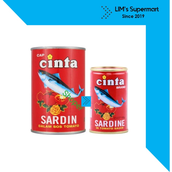 Cinta Ikan Sardin Tin | Shopee Malaysia