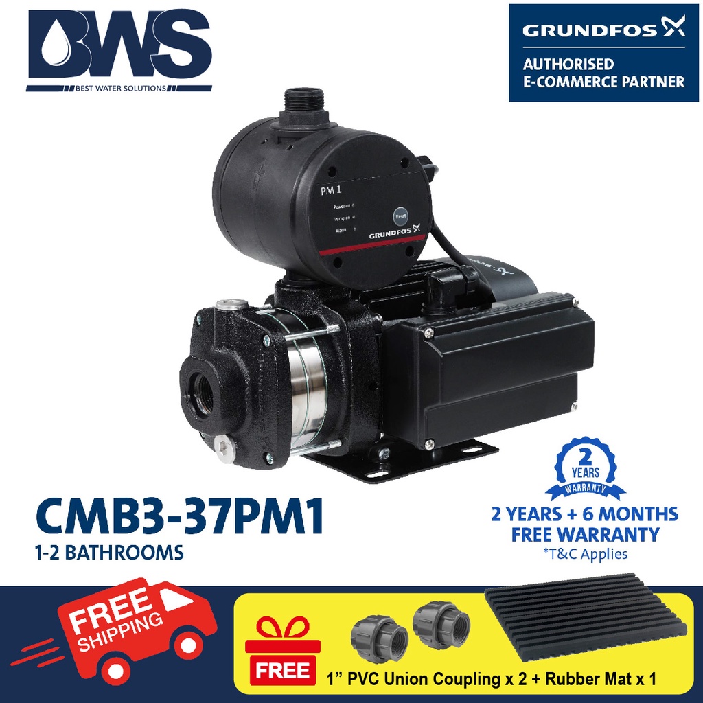 Grundfos CMB337PM1 Home Water Pressure Booster Pump Shopee Malaysia