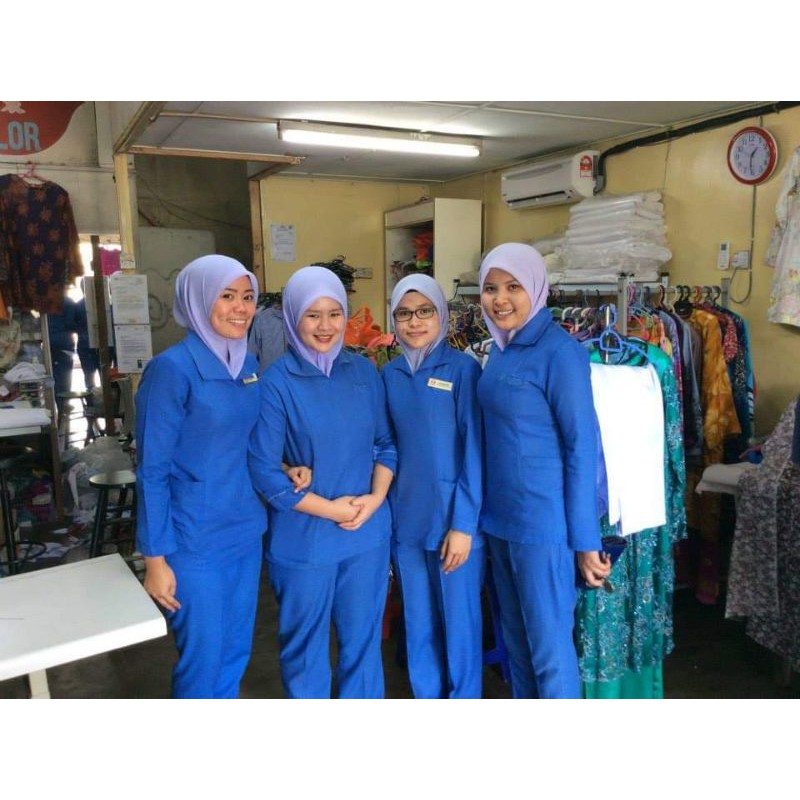 Baju Nurse Warna Biru