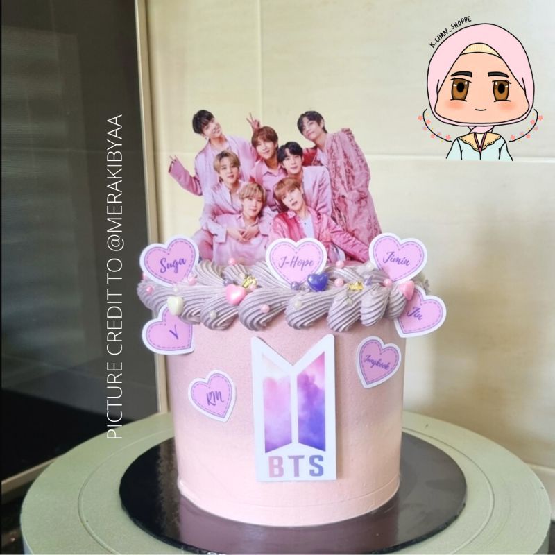 Buy Bts Cake Topper For 5 Inch Cake Seetracker Malaysia