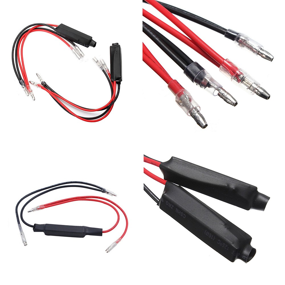 Must Essential adapter 2Pcs 12V Motorcycle Turn Signal Indicator LED Load Resistor Flash Blinker Fix Error Purpose Multi - Image 5