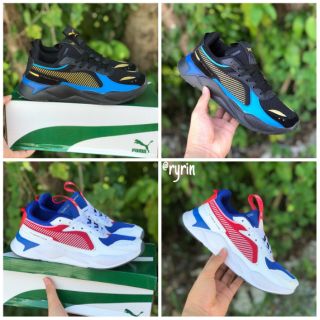 puma rsx black blue atoll