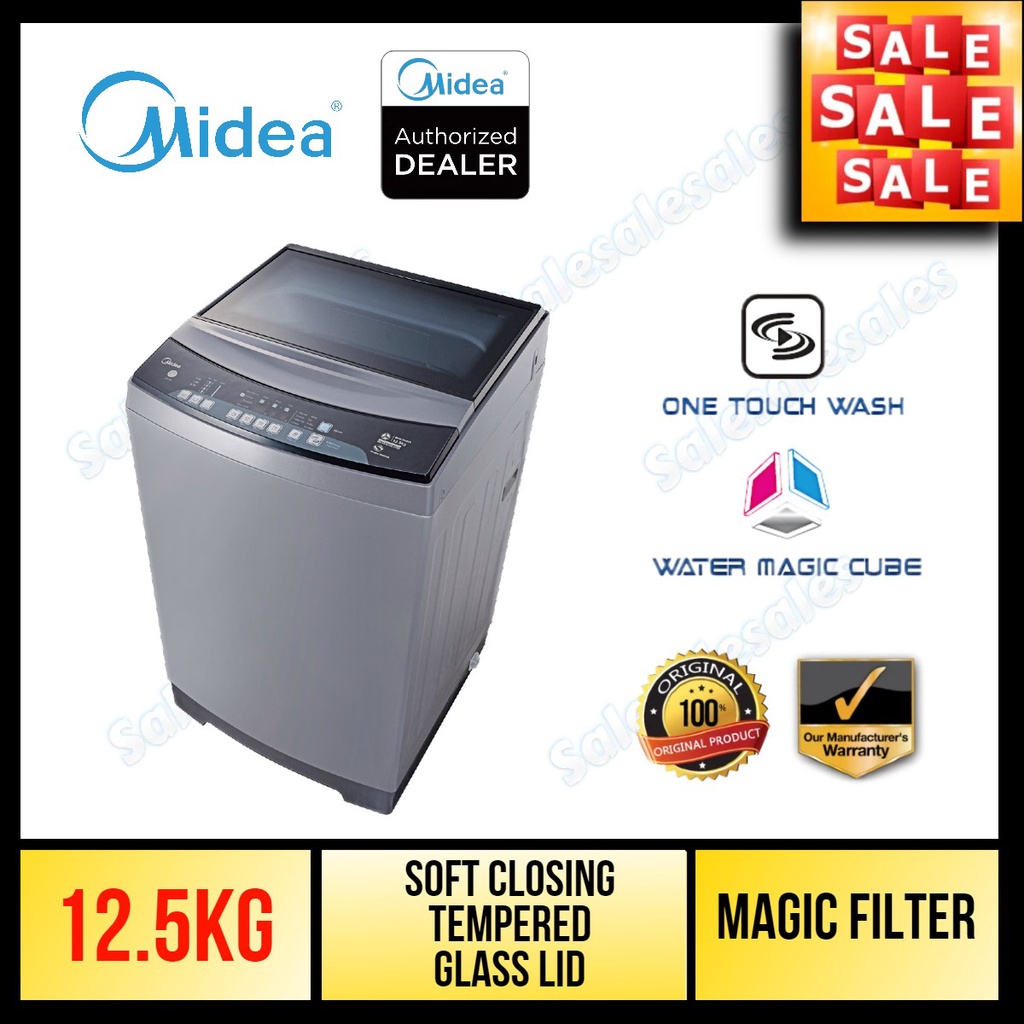 Midea 7 5kg 8 5kg 9 5kg 10kg 12kg Washing Machine Fully Auto Washer Mesin Basuh Shopee Malaysia