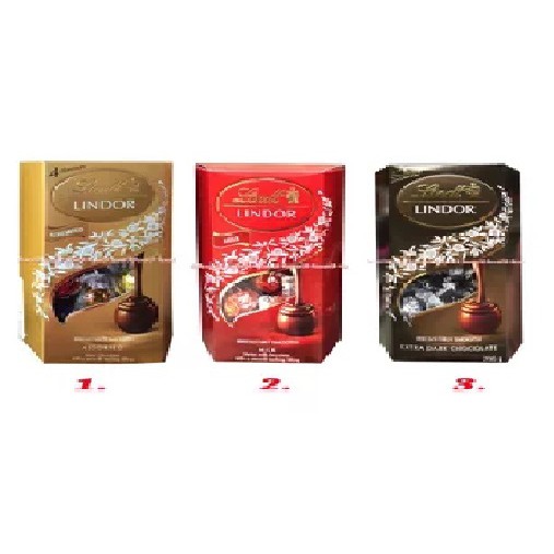 Lindt Lindor Cornet Milk Dark Assorted Chocolate From Switzerland 200g Shopee Malaysia 8466