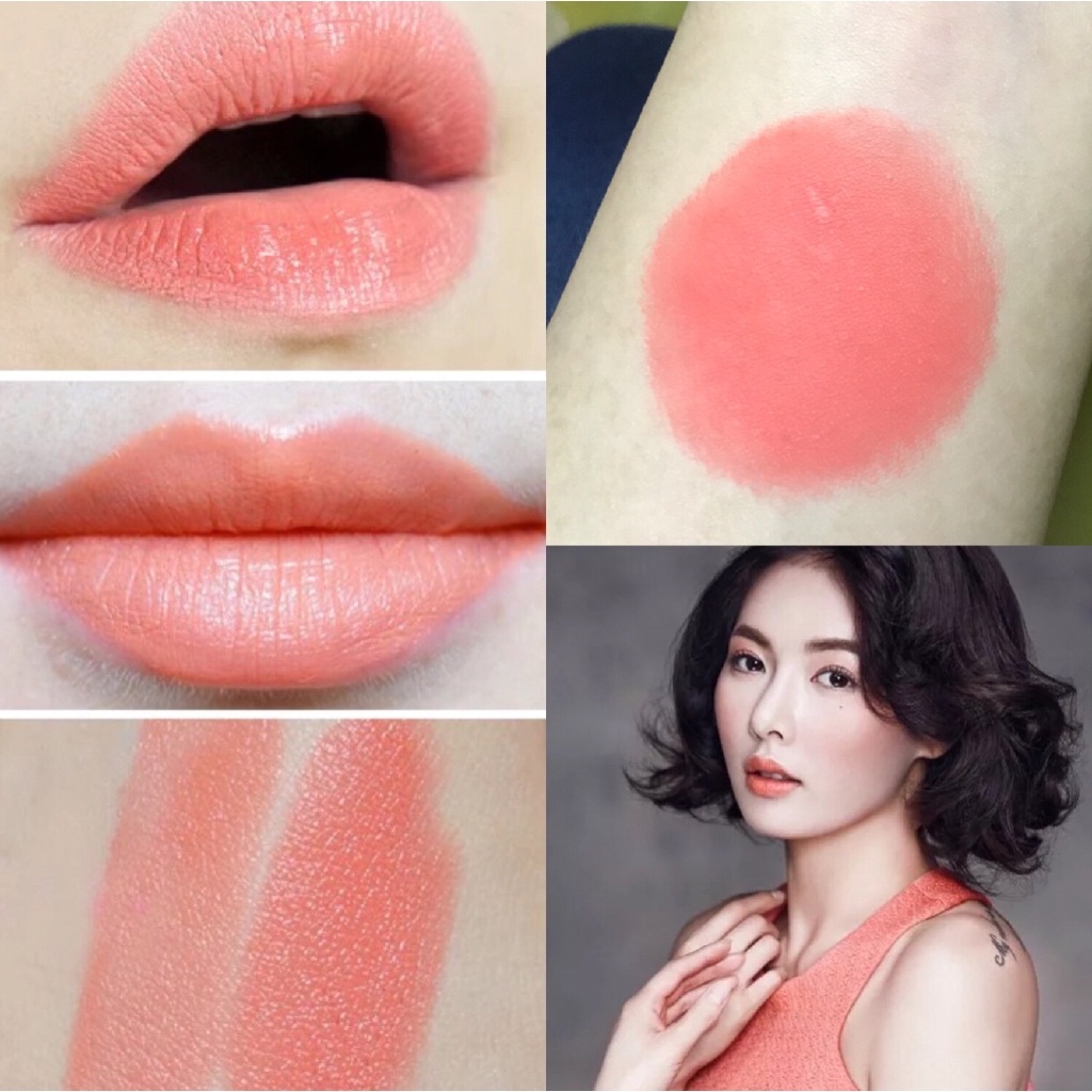 coral lipstick