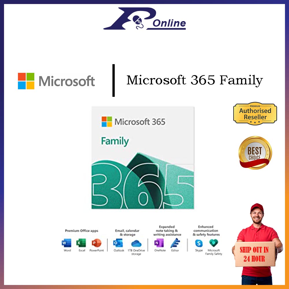 MICROSOFT 365 FAMILY | Shopee Malaysia