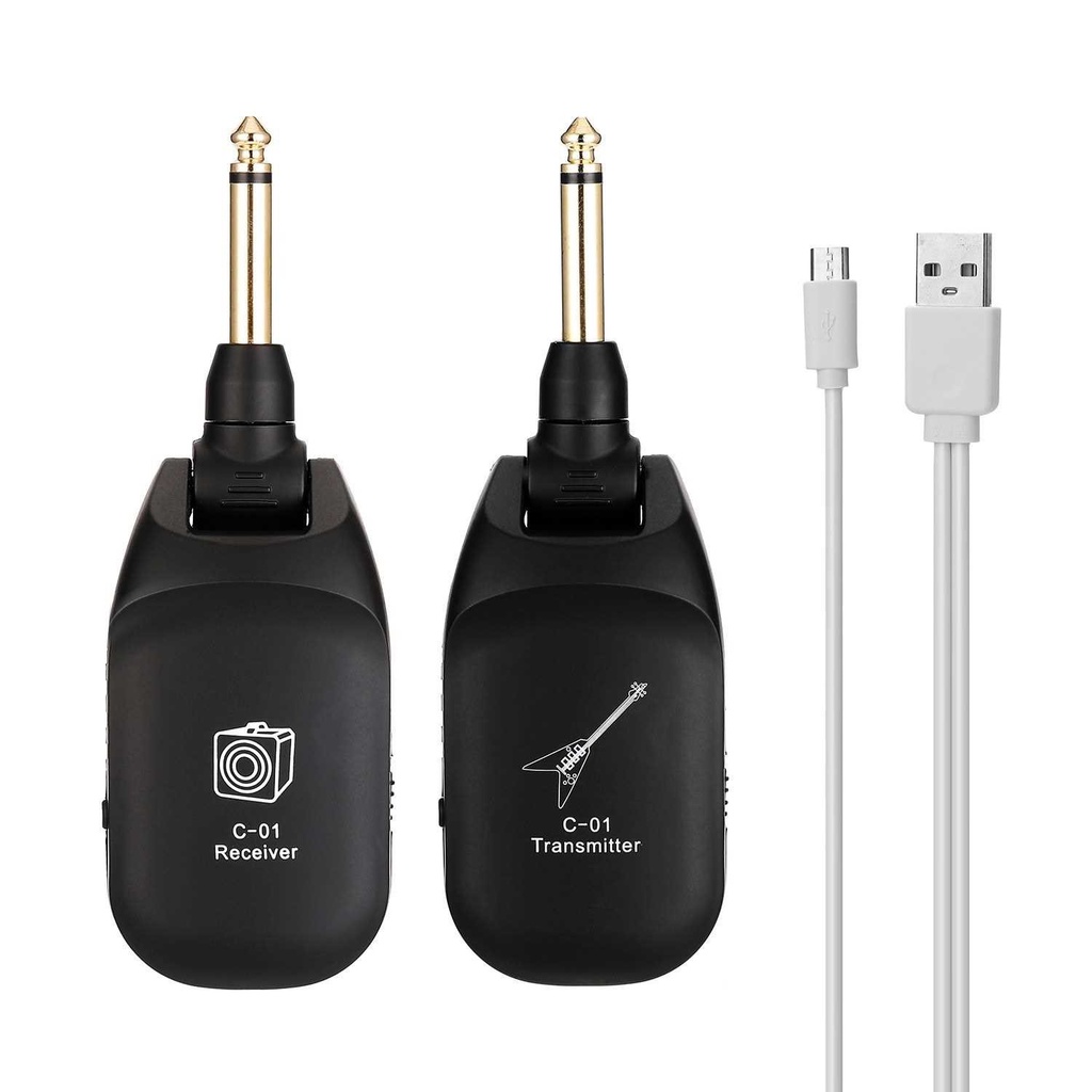 Wireless Guitar System Electric Guitars Transmitter and Receiver Set