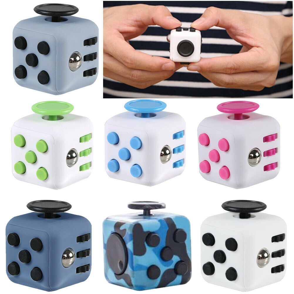 Details about   Fidget Cube Children AD HD Toy Special Adults Desk Fiddle Stress Anxiety Relief 