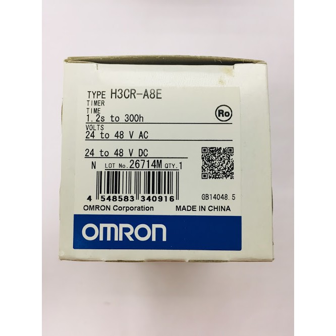 OMRON TIMER H3CR-A8E AC/DC24 | Shopee Malaysia