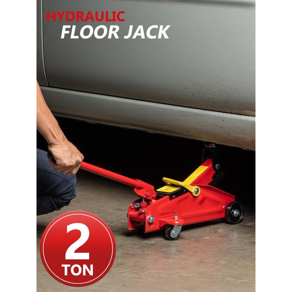 2 Ton Hydraulic Floor Jack Bicu Hidraulik Shopee Malaysia