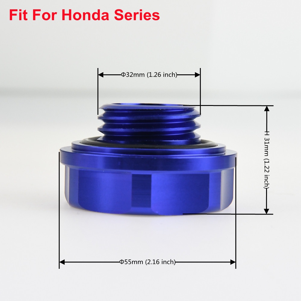Premium Purpose Aluminium Car Engine Oil Cap Tank HONDA Filler Caps Auto Racing Modified Covers MUGEN SPOON SPORTS VT... - Image 5