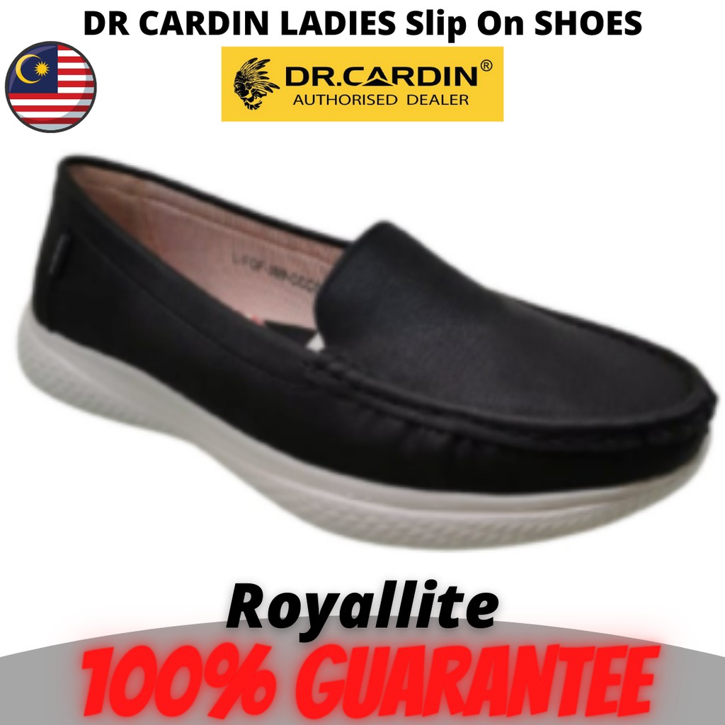DR CARDIN LADIES Slip On SHOES (FGF399) Black Black 35 New PGMall