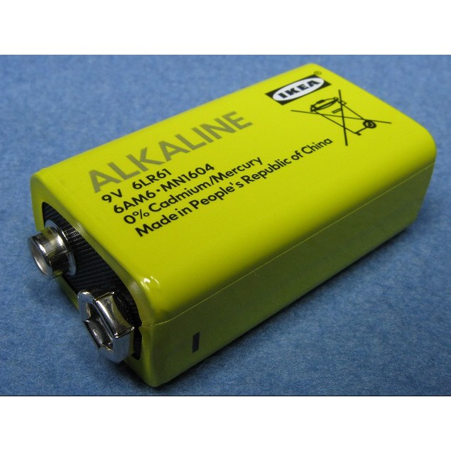 IKEA ALKALISK Battery alkaline 6LR61 9V & 1.5V LR03 AAA Alkaline Battery Expired Date 30