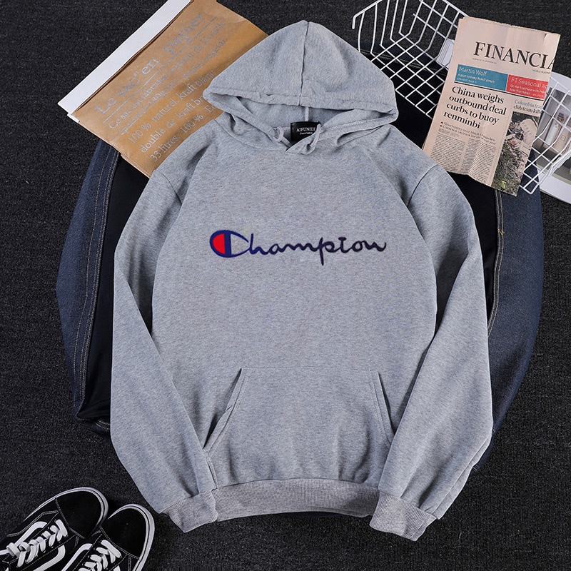 hoodie blanc champion