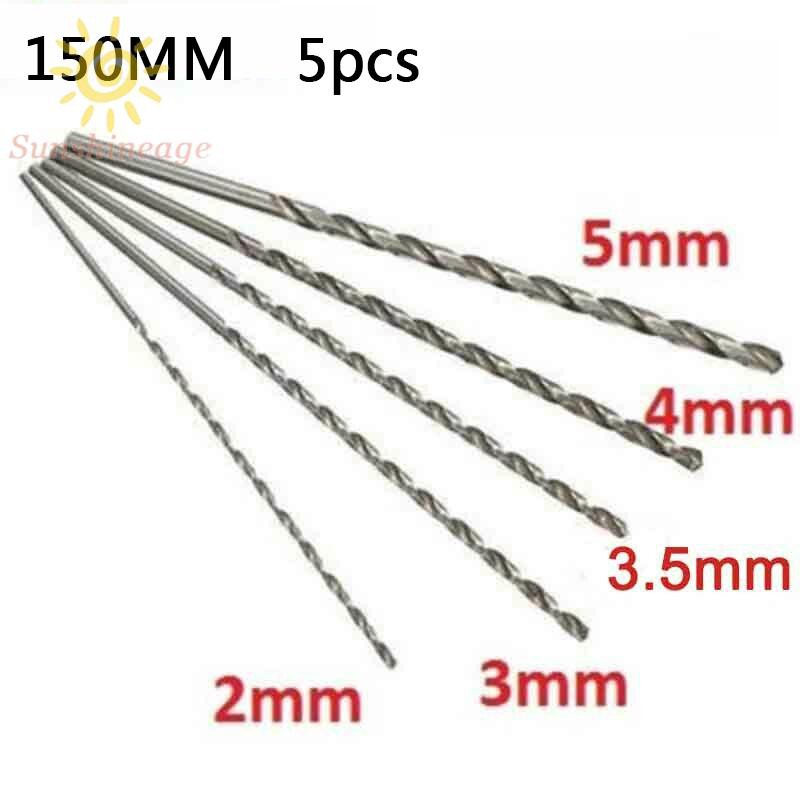 Details about   2/3mm Diameter Extra Long HSS Straight Shank Auger Twists Drill Bit 160-300mm 