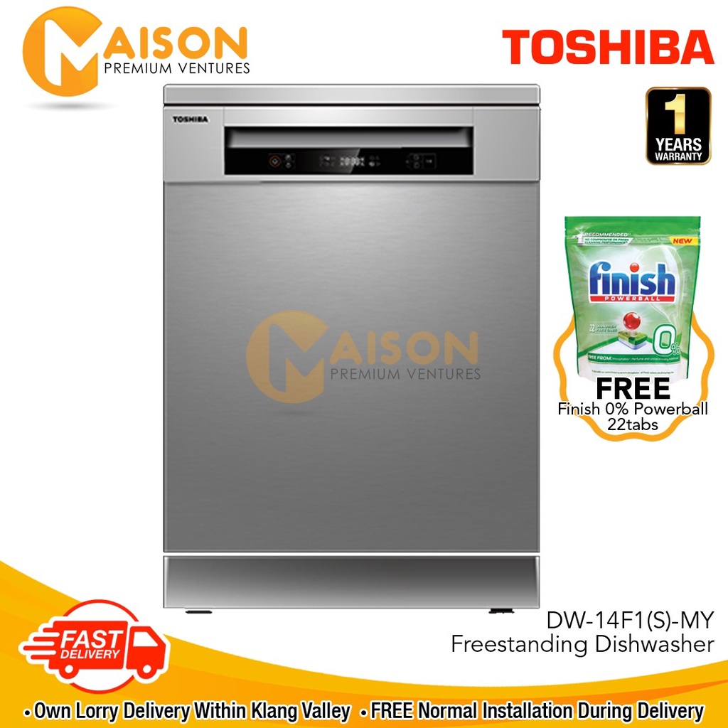 [Sales] Toshiba Dishwasher DW-14F1(S)-MY