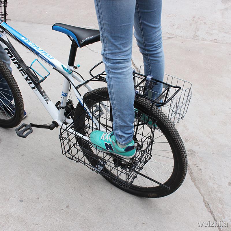 folding bike with basket