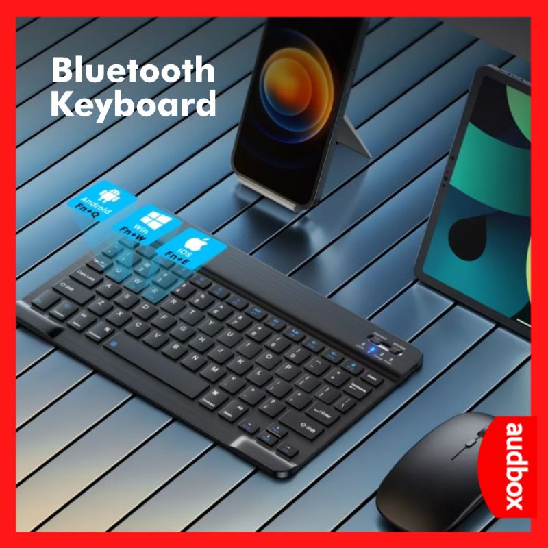 Bluetooth Keyboard Tablet 10" Phone Universal Portable Window Android