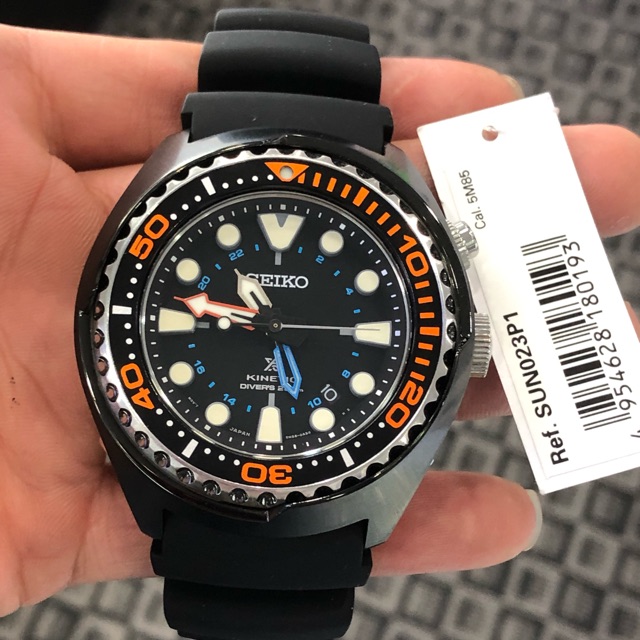 SEIKO PROSPEX KINETIC GMT DIVERS 200M SUN023 SUN023P1 | Shopee Malaysia