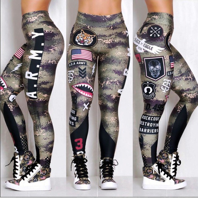 army green workout leggings