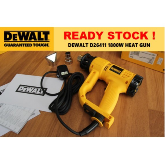 DEWALT Heat Gun D26411 1800W With 2pcs Standard Nozzle ( D26411