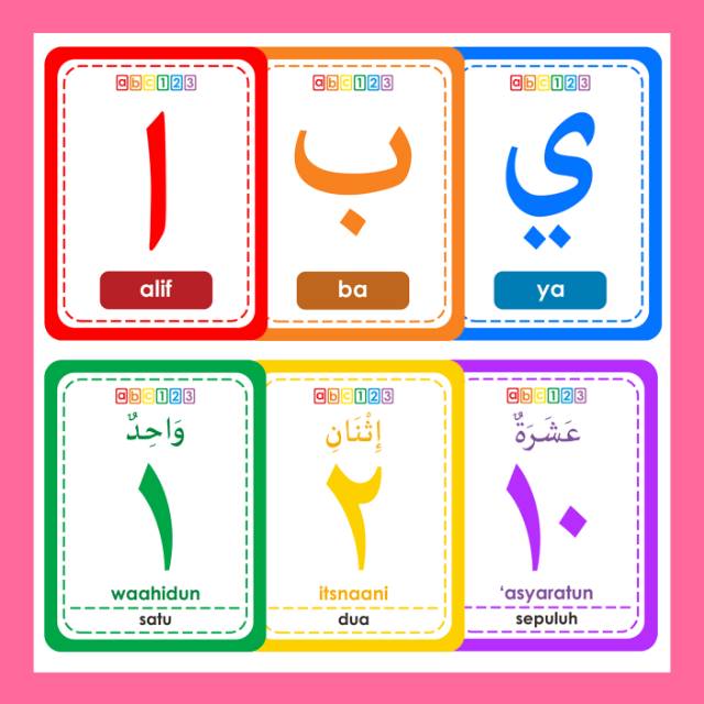 Buy Flashcard Letters Numbers Hijaiyah Alif Ba Arabic Languages Smart Cards Learning Flash Cards For Toddler Kids Seetracker Malaysia