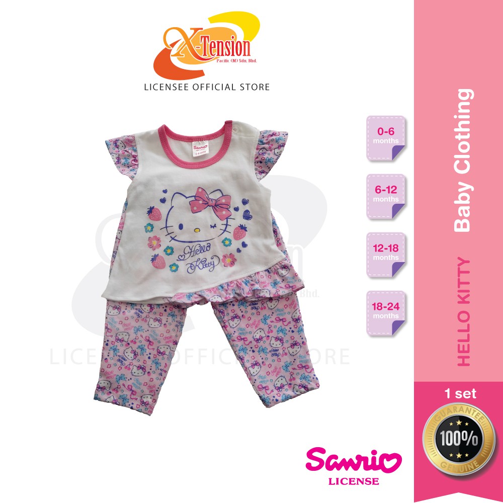 Buy Original 0-6m/6-12m/12-18m/18-24m Sanrio Hello Kitty Baby Suit 