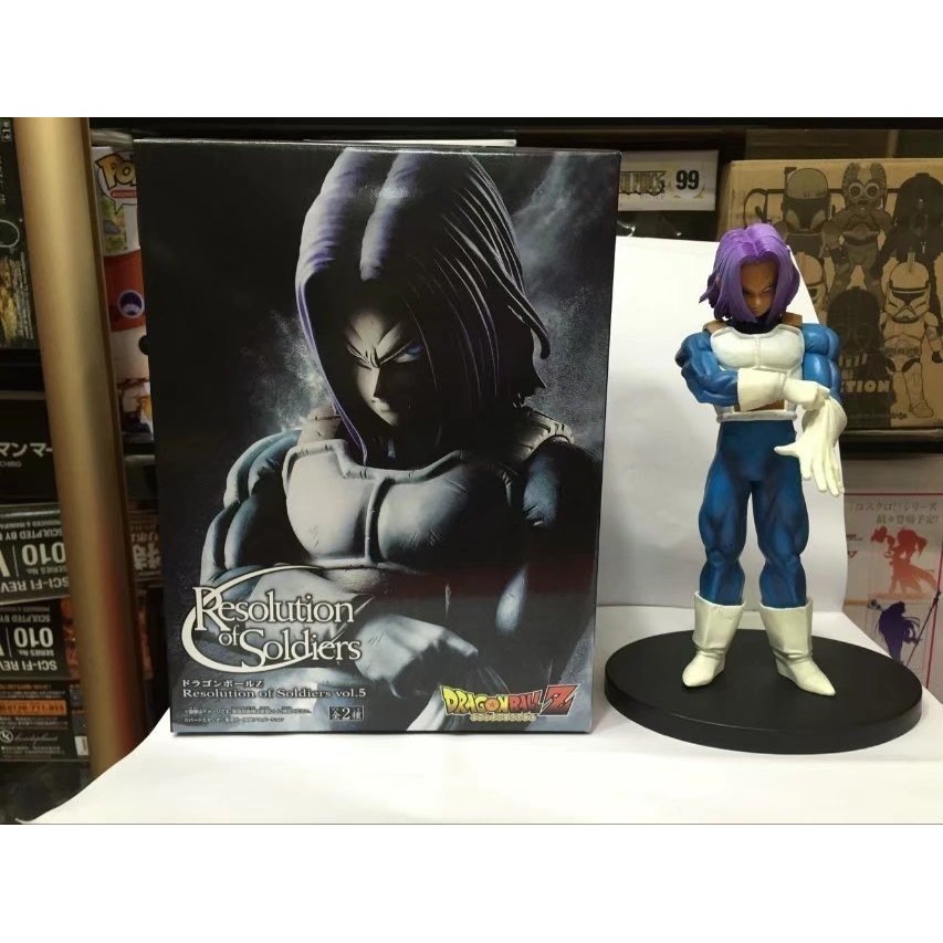 Anime Dragon Ball Z Super Saiyan Long Hair Trunks Action Figure