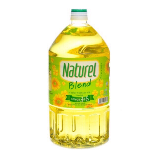 [2kg 3kg] NATUREL BLEND OMEGA 3&6 CANOLA & SUNFLOWER COOKING OIL Shopee Malaysia