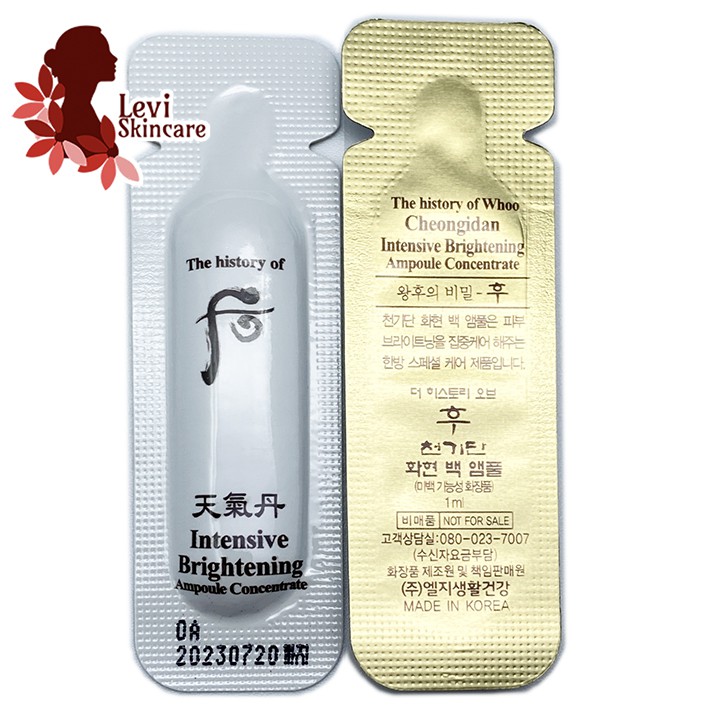 Whoo Cheongidan Intensive Brightening Ampoule Concentrate 后天气丹 