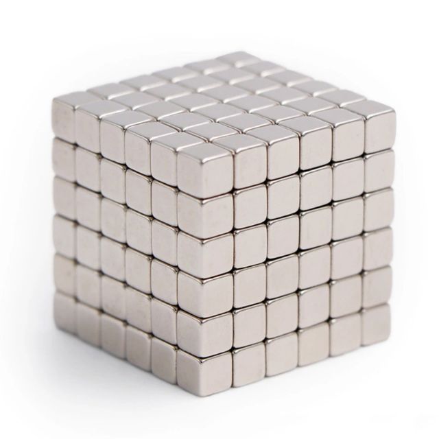 Bucky Cubes Square Magnetic Block Puzzle Toy 5mm 216pcs Bucky Bar