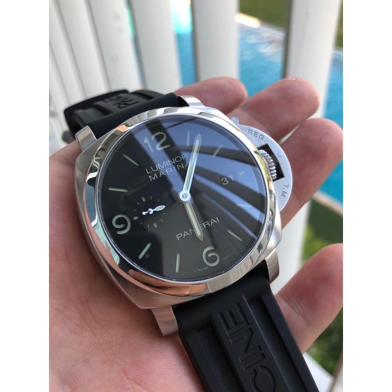 Panerai PAM 312 Luminor Marina Black 3 Days | Shopee Malaysia