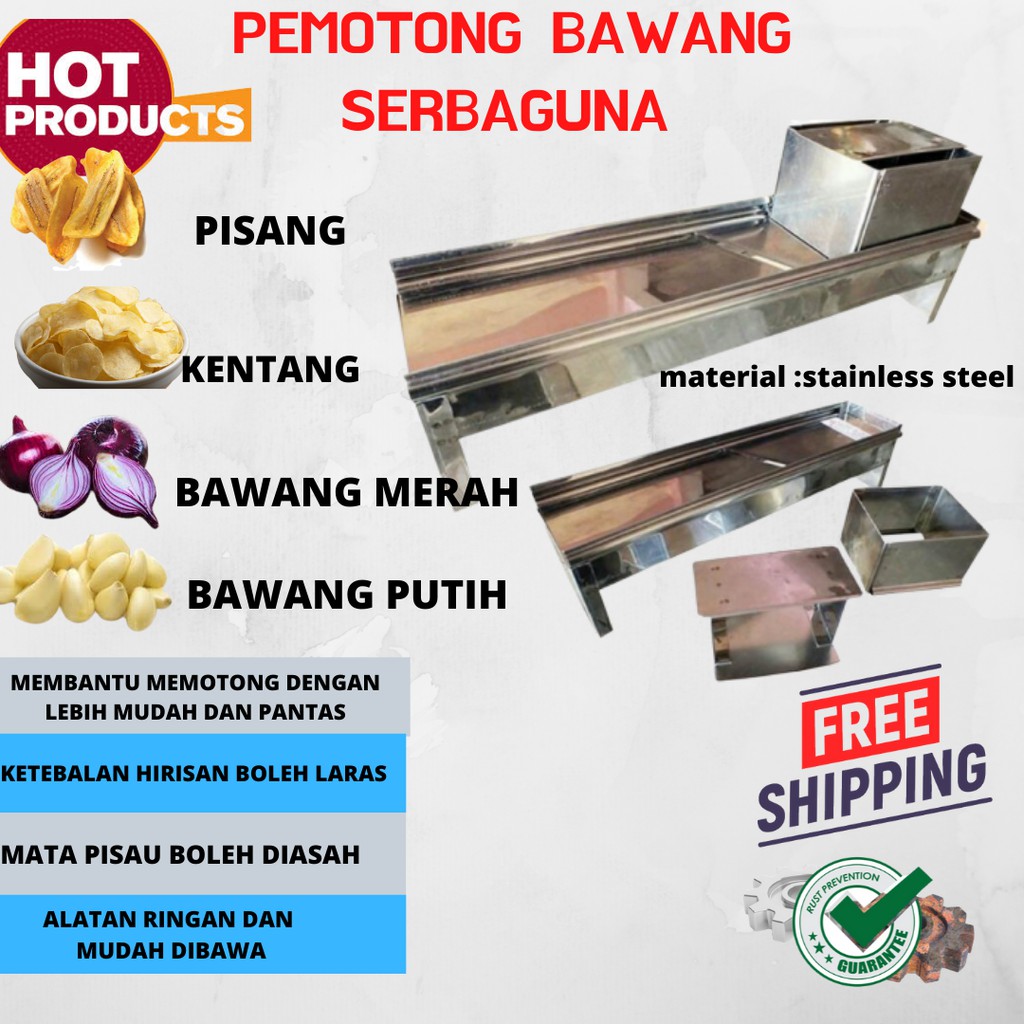 Mesin Pengiris Bawang Pemotong Perajang Bawang Dinamo Shopee Indonesia